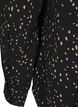 Dotted shirt with collar, Black w. Dot AOP, Packshot image number 3