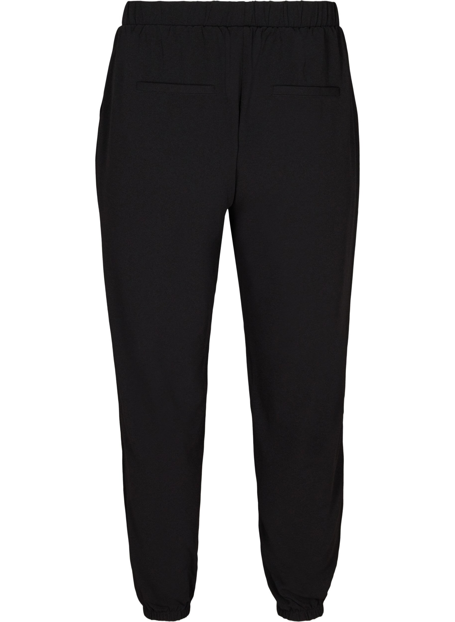 Zizzifashion Loose trousers with pockets, Black, Packshot image number 1