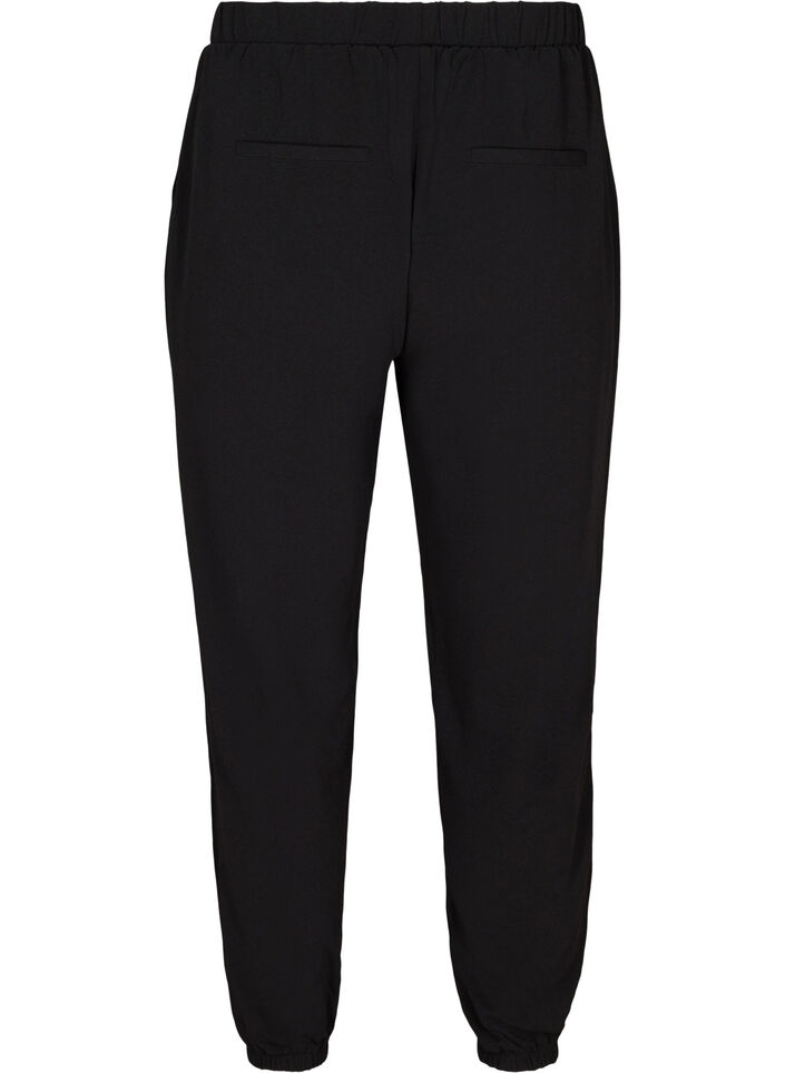 Loose trousers with pockets, Black, Packshot image number 1