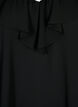 Long sleeve ruffle blouse, Black, Packshot image number 2