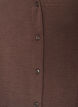 Shirt blouse with V-neck and 3/4 sleeves, Brown, Packshot image number 2
