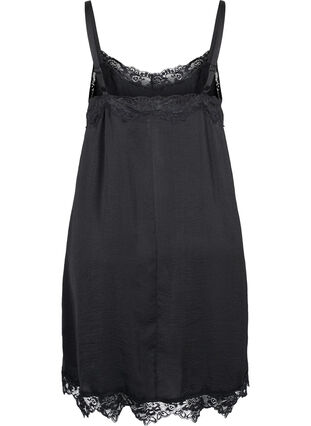 Lacy nightgown, Black, Packshot image number 1