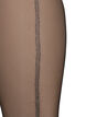  20 denier tights with lurex back seam, Black, Packshot image number 2
