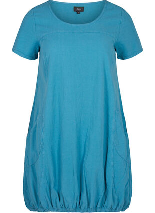 Dress with pockets, Storm Blue, Packshot image number 0