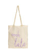Tote bag with print, Purple, Packshot image number 0