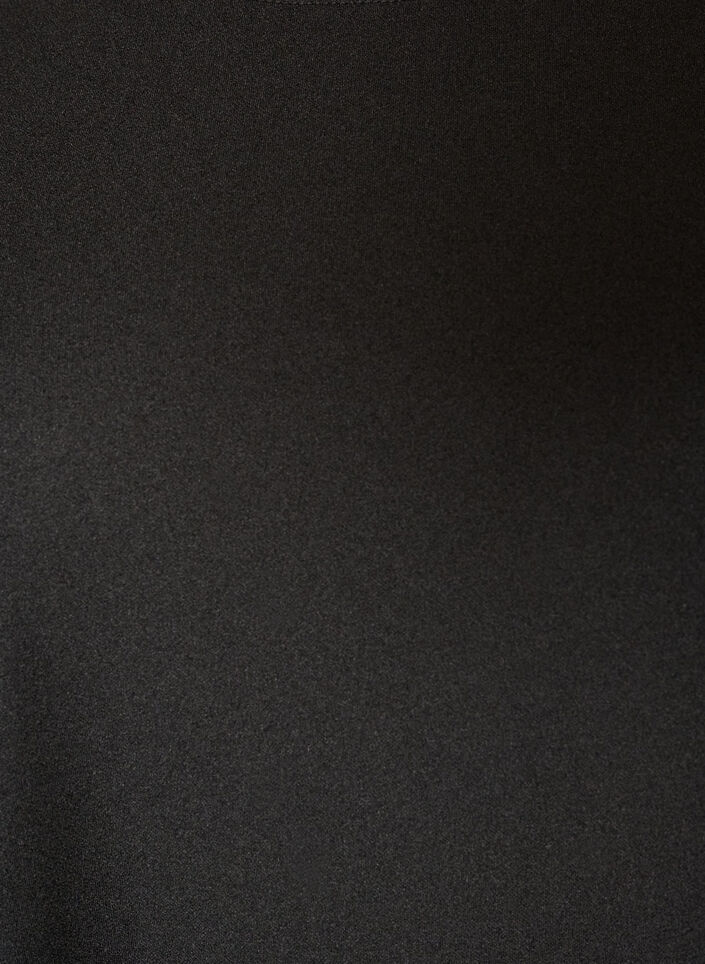 T-shirt with slits and decorative knot closures, Black, Packshot image number 2