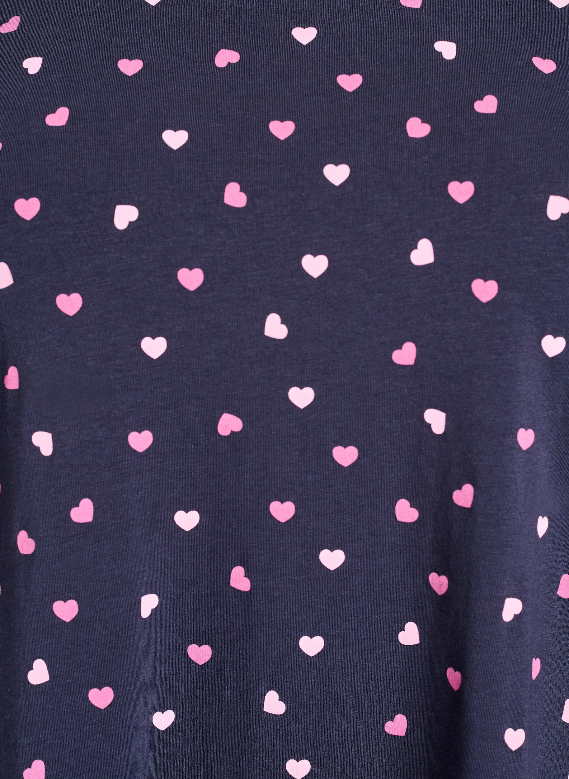 ZizzifashionPrinted night top, Blue, Packshot image number 2