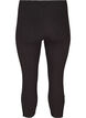3/4-length leggings with buttons, Black, Packshot image number 1