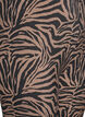 Viscose leggings with zebra print, Brown, Packshot image number 2