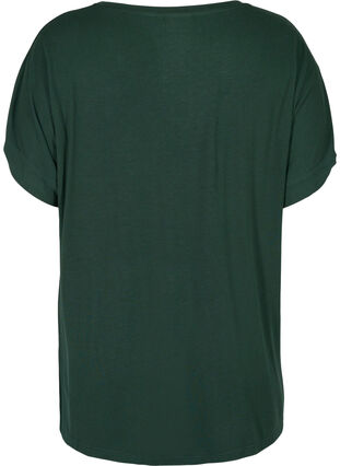 Short-sleeved T-shirt of viscose blend, Scarab, Packshot image number 1