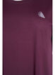 Long workout T-shirt, Red, Packshot image number 2