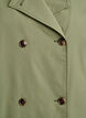 Short trench coat with pockets, Green, Packshot image number 2