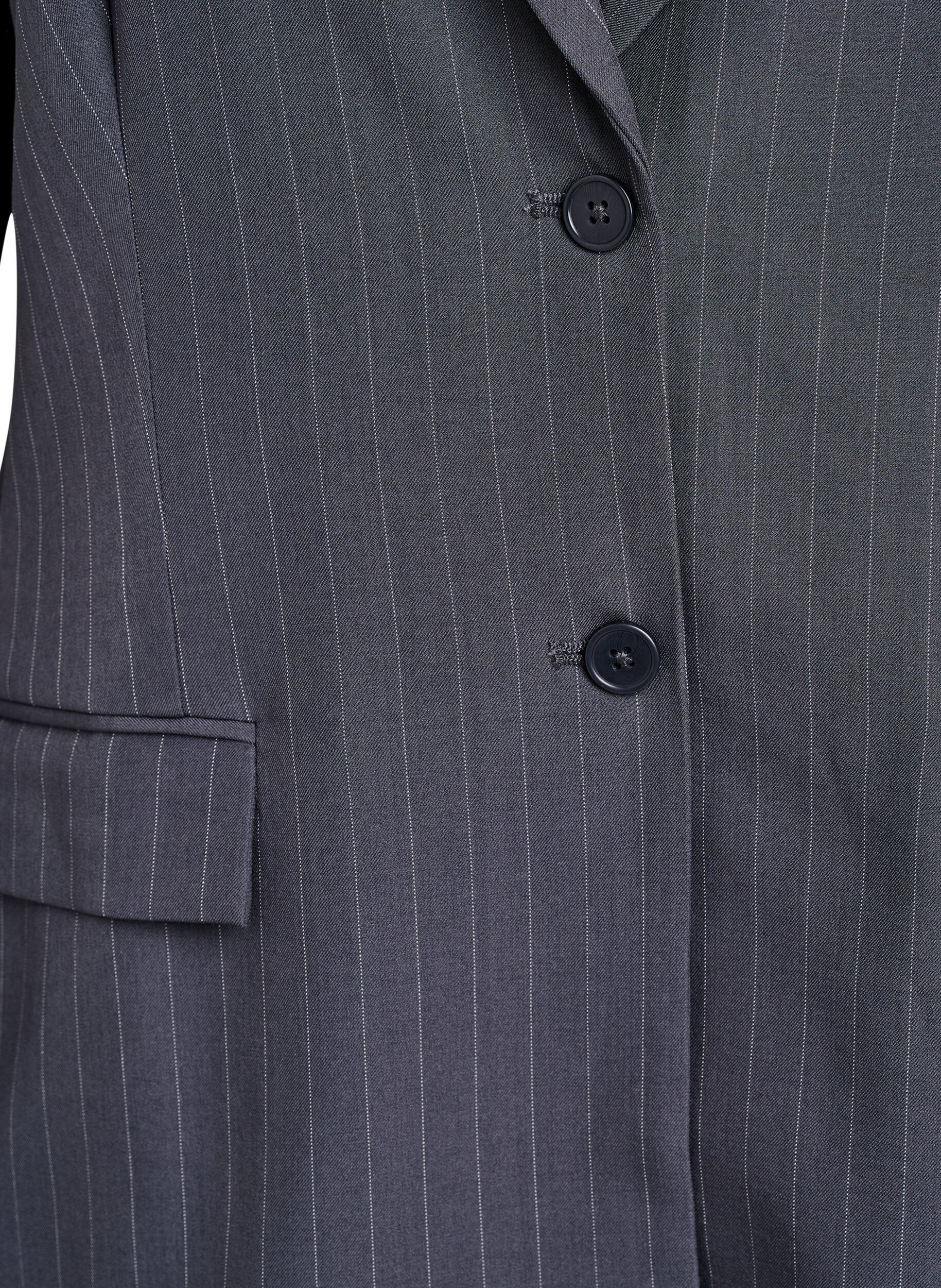 ZizzifashionBlazer with pockets and slits, Dark Grey, Packshot image number 2
