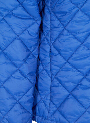 Lightweight quilted jacket with zip and pockets, Dazzling Blue, Packshot image number 3