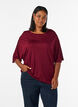 Loose T-shirt in viscose jersey, Red, Model image number 0