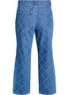 Kiana jeans with a high waist and distressed pattern, Light Blue, Packshot image number 1