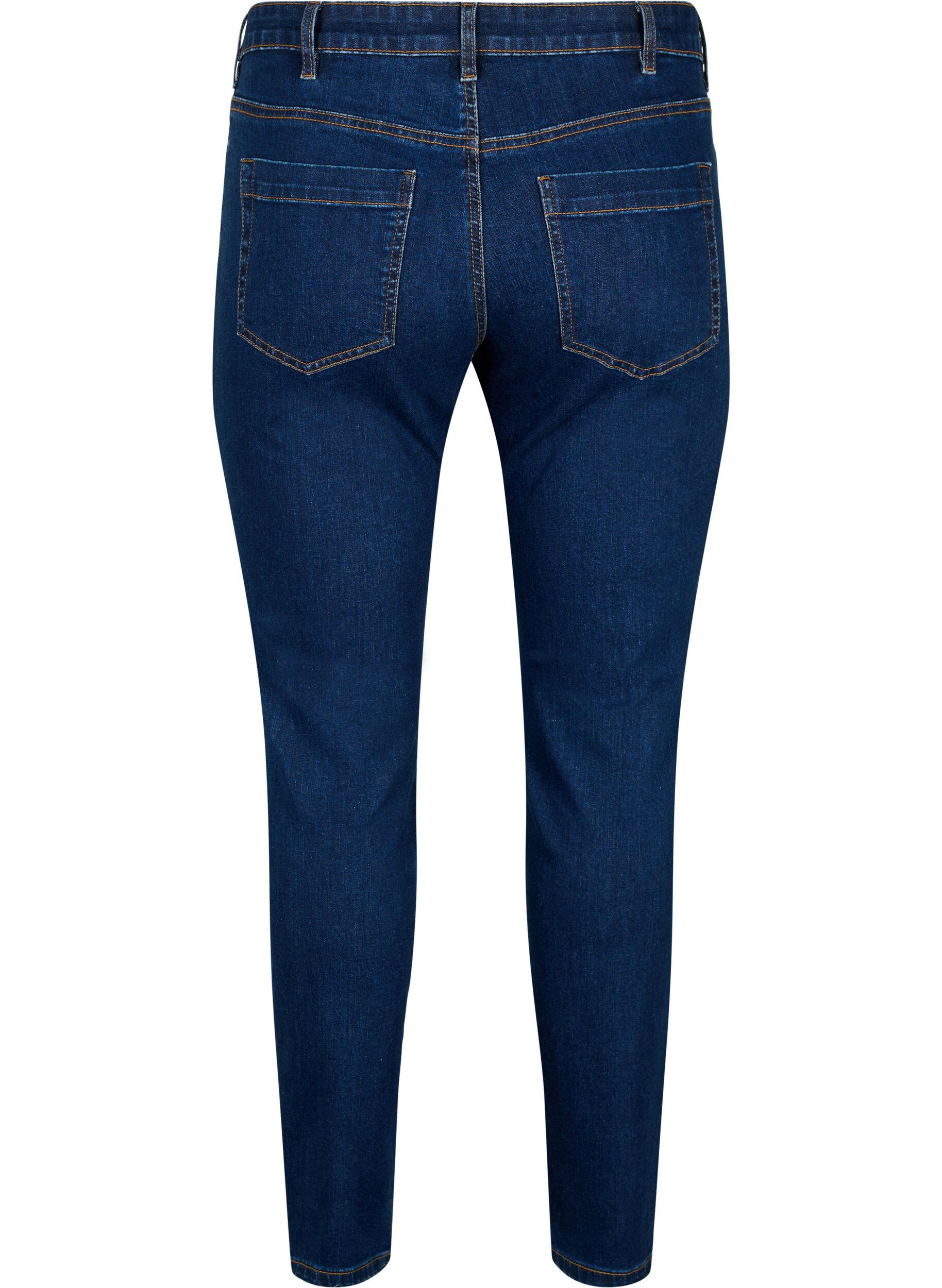 ZizzifashionSlim fit Emily jeans with regular waist, Blue, Packshot image number 1