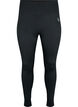 Training tights with fleece lining, Black, Packshot image number 0