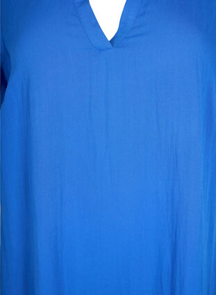 Short-sleeved viscose dress with v-neckline, Surf the web, Packshot image number 2