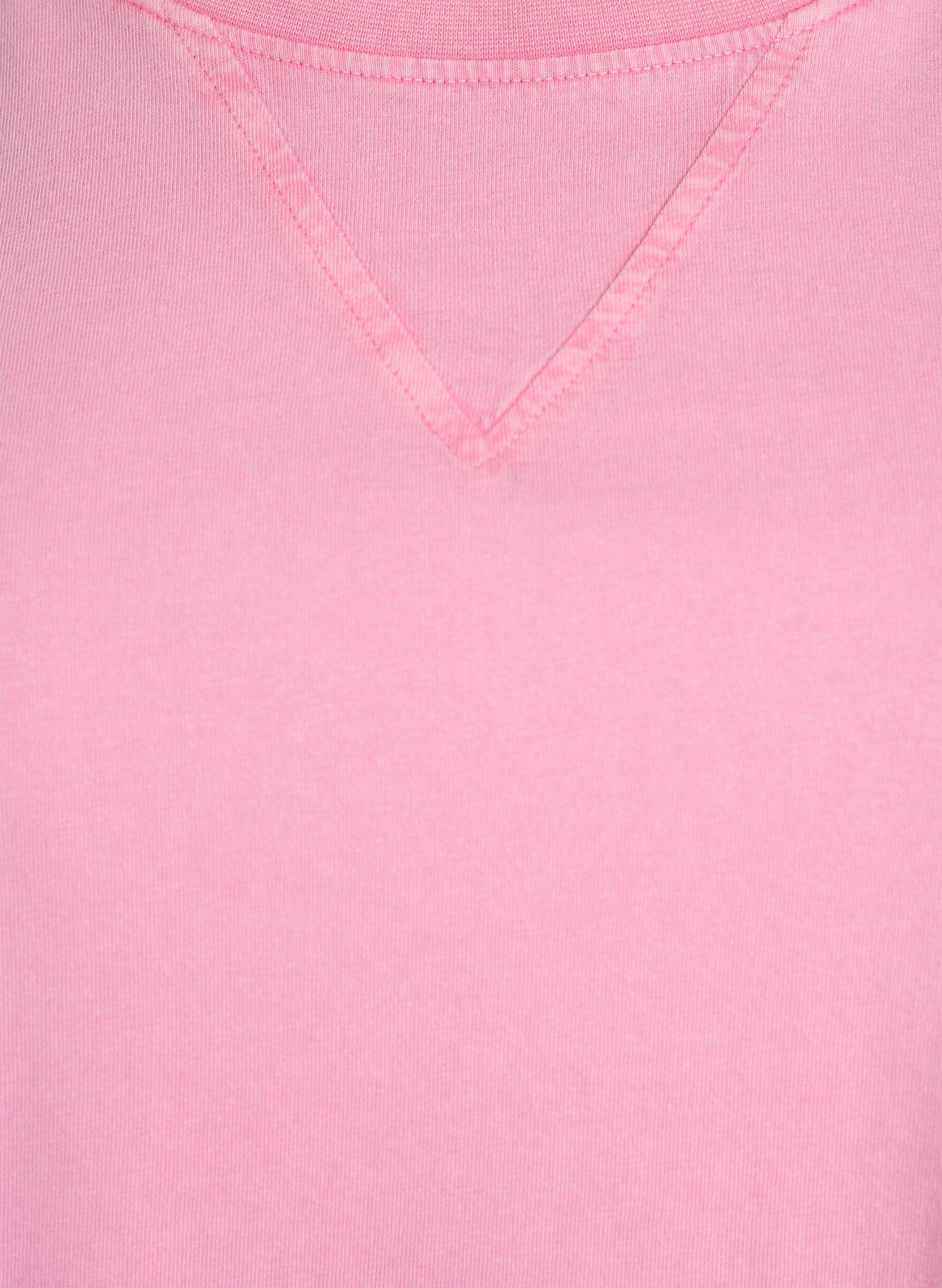 Zizzifashion Boxy t-shirt in organic cotton, Pink, Packshot image number 2