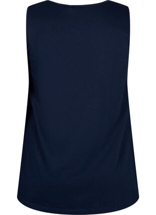 Cotton top with a-shape, Navy B. W. Summer, Packshot image number 1