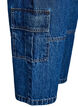High-waisted cargo jeans, Blue, Packshot image number 3