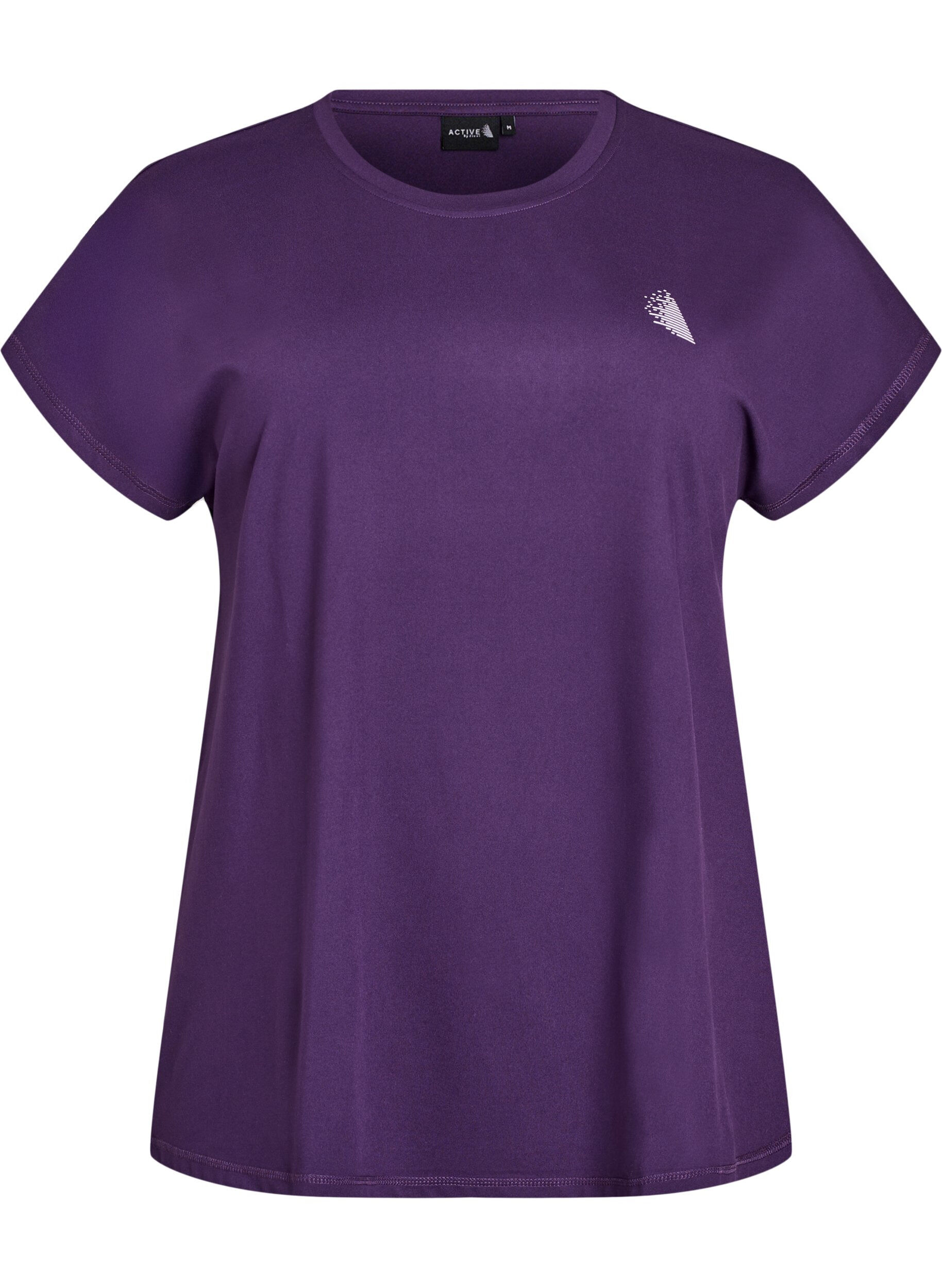 Zizzifashion Solid-coloured training T-shirt, Purple, Packshot image number 0
