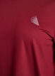 Sports top with 3/4 sleeves, Red, Packshot image number 2