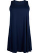 Sleeveless cotton dress with a-shape, Navy Blazer solid, Packshot image number 0