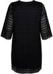 Lace dress with 3/4 sleeves, Black, Packshot image number 1