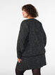Jacket in boucl&eacute; with gold-coloured buttons, Black, Model image number 2