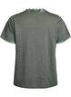 T-shirt with lace trim, Green, Packshot image number 1
