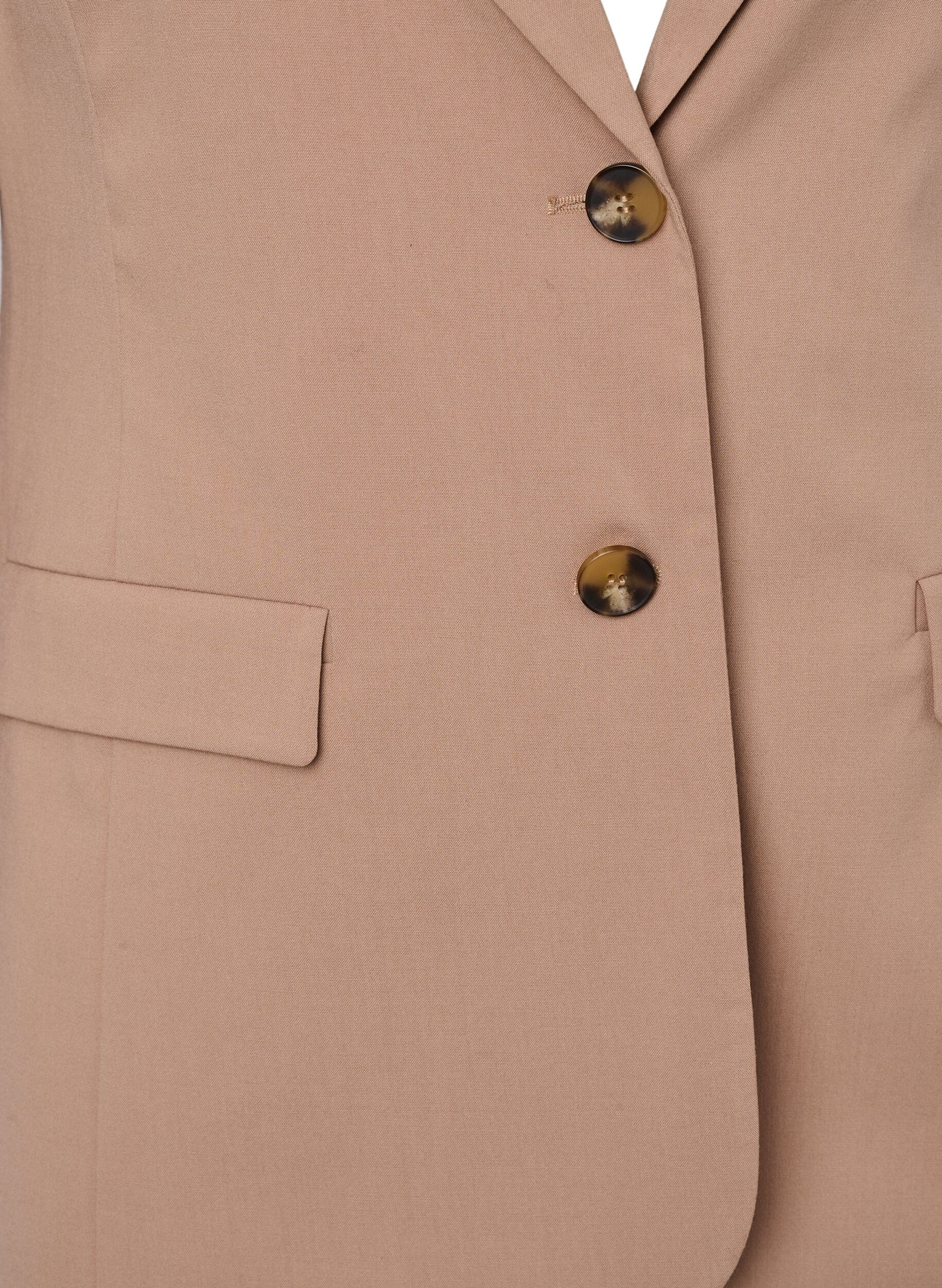 Zizzifashion Classic blazer with button closure, Amphora, Packshot image number 2