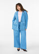 Denim blazer with pockets, Light Blue, Model image number 1