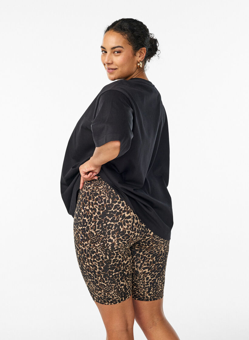 2-pack cycle shorts, Brown, Model image number 2