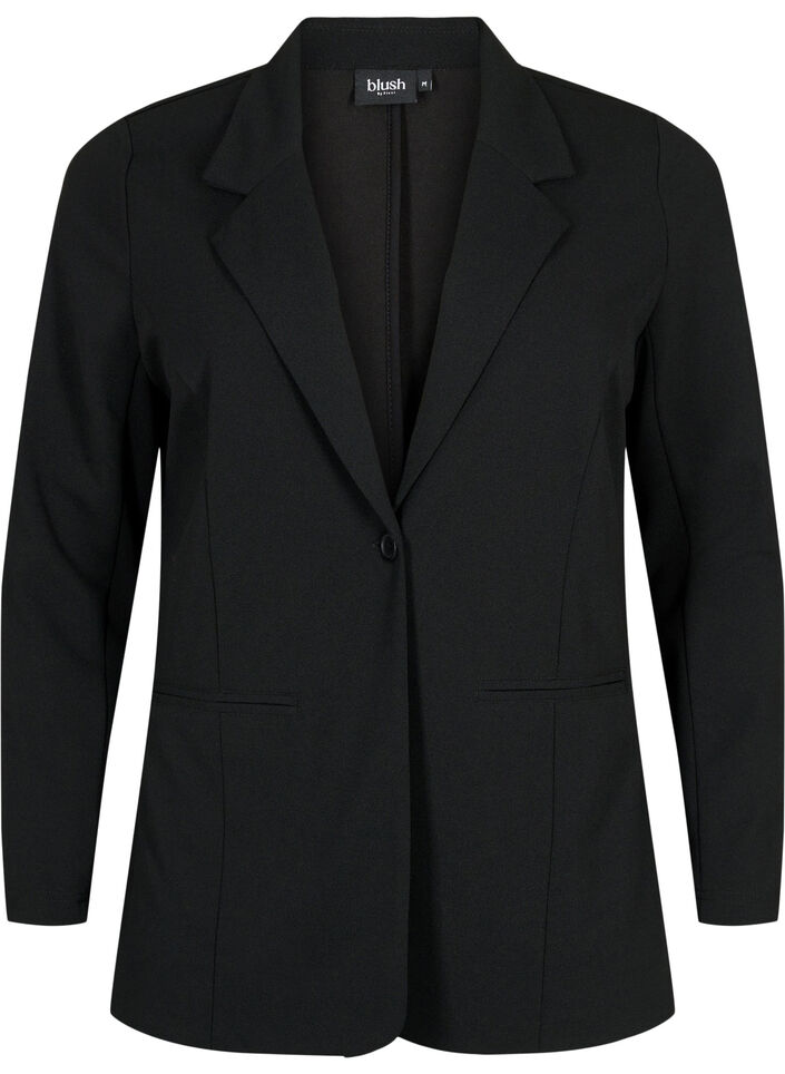 Blazer with pockets, Black, Packshot image number 0