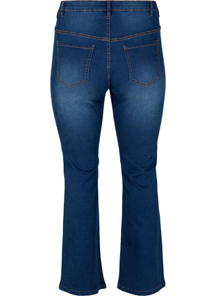Bootcut Ellen jeans with a high waist, Blue denim, Packshot image number 1