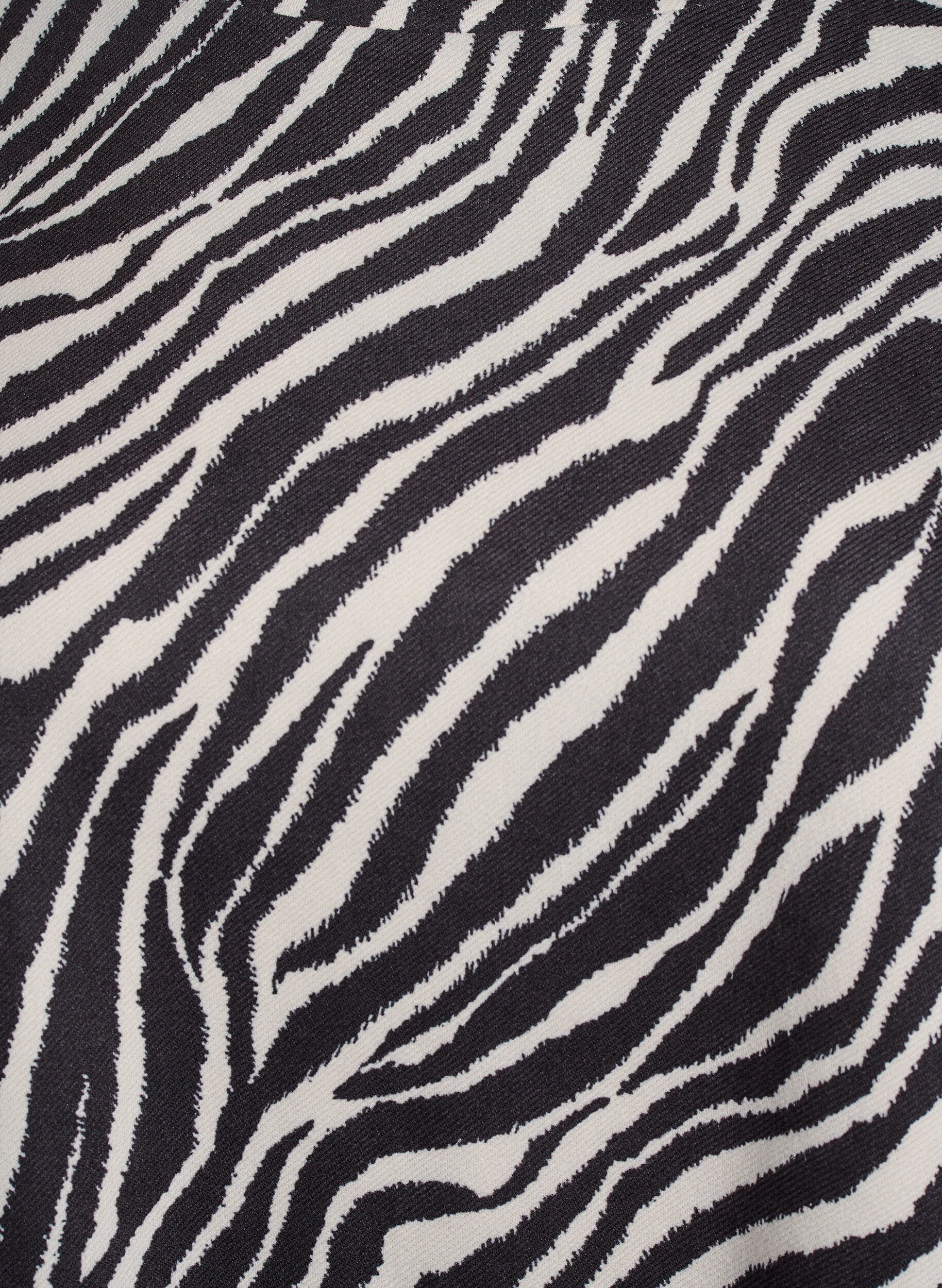 Zizzifashion FLASH - Short A-line dress with 7/8 sleeves, Black, Packshot image number 2