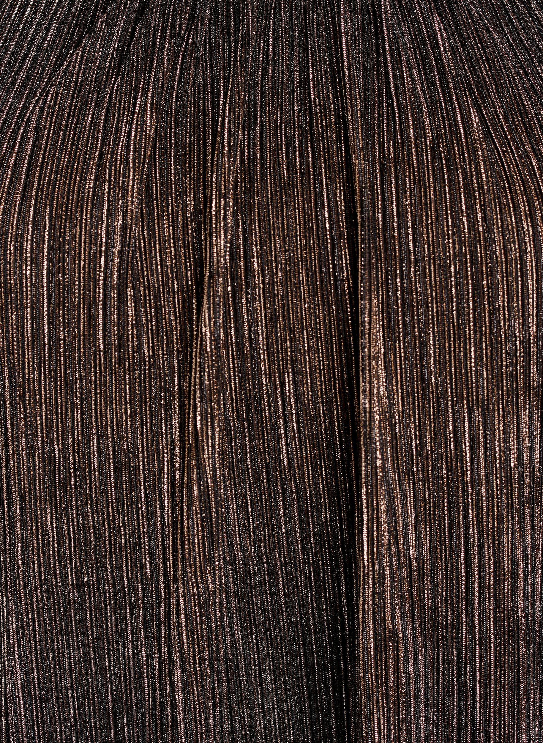 Zizzifashion Party blouse with glitter stripes and long sleeves, Black, Packshot image number 2