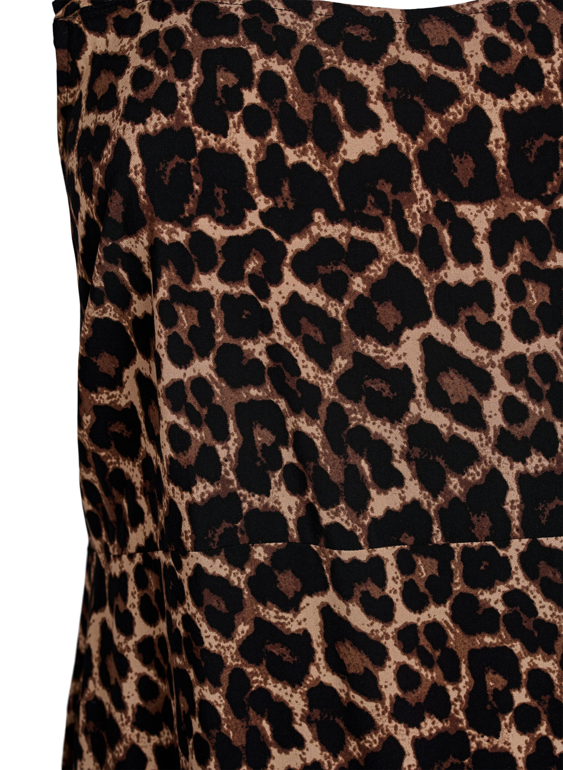 Zizzifashion Summer dress with wide straps, Brown, Packshot image number 2