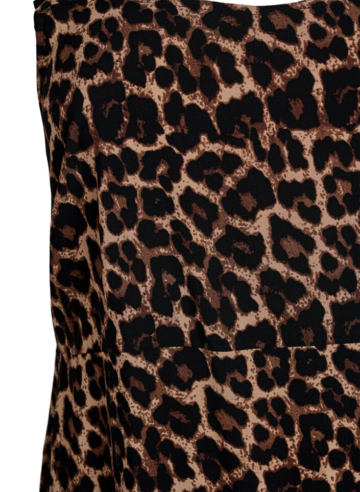 Summer dress with wide straps, Brown, Packshot image number 2