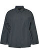 Cotton shirt with a checked pattern and concealed button fastening, Blue, Packshot image number 0