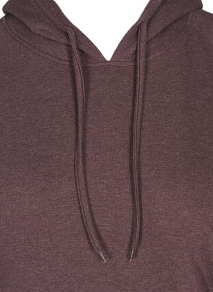 Sweatshirt with a drawstring hem, Fudge Mel. , Packshot image number 2