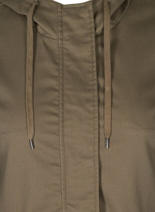 Short jacket with a hood and pockets, Bungee Cord , Packshot image number 2