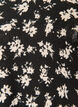 Short A-line jersey dress with an all-over print, Black, Packshot image number 2