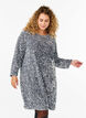 Sequin dress with bow detail, Silver, Model image number 0