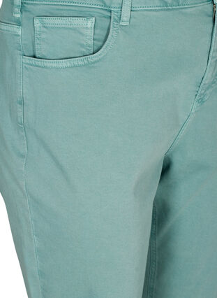 Mom fit jeans in cotton, Chinois Green, Packshot image number 2