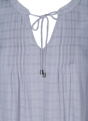 Long-sleeved tunic with tie detail, Silver Bullet, Packshot image number 2