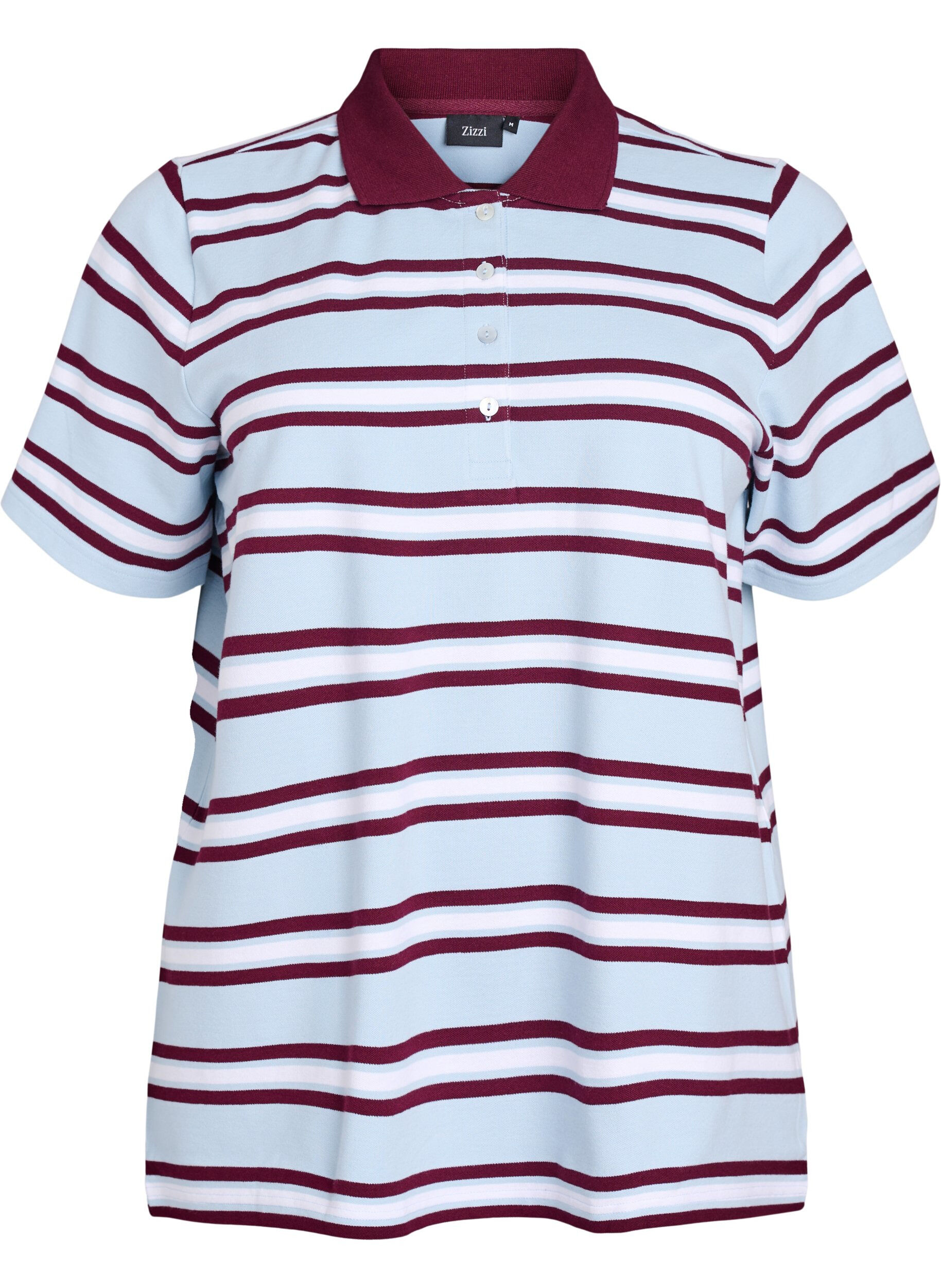 Zizzifashion Short sleeve polo shirt, Light Blue, Packshot image number 0