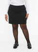 Short skirt with slit, Black, Model image number 2